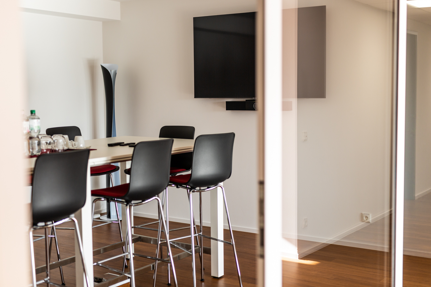 Modern meeting area in the office